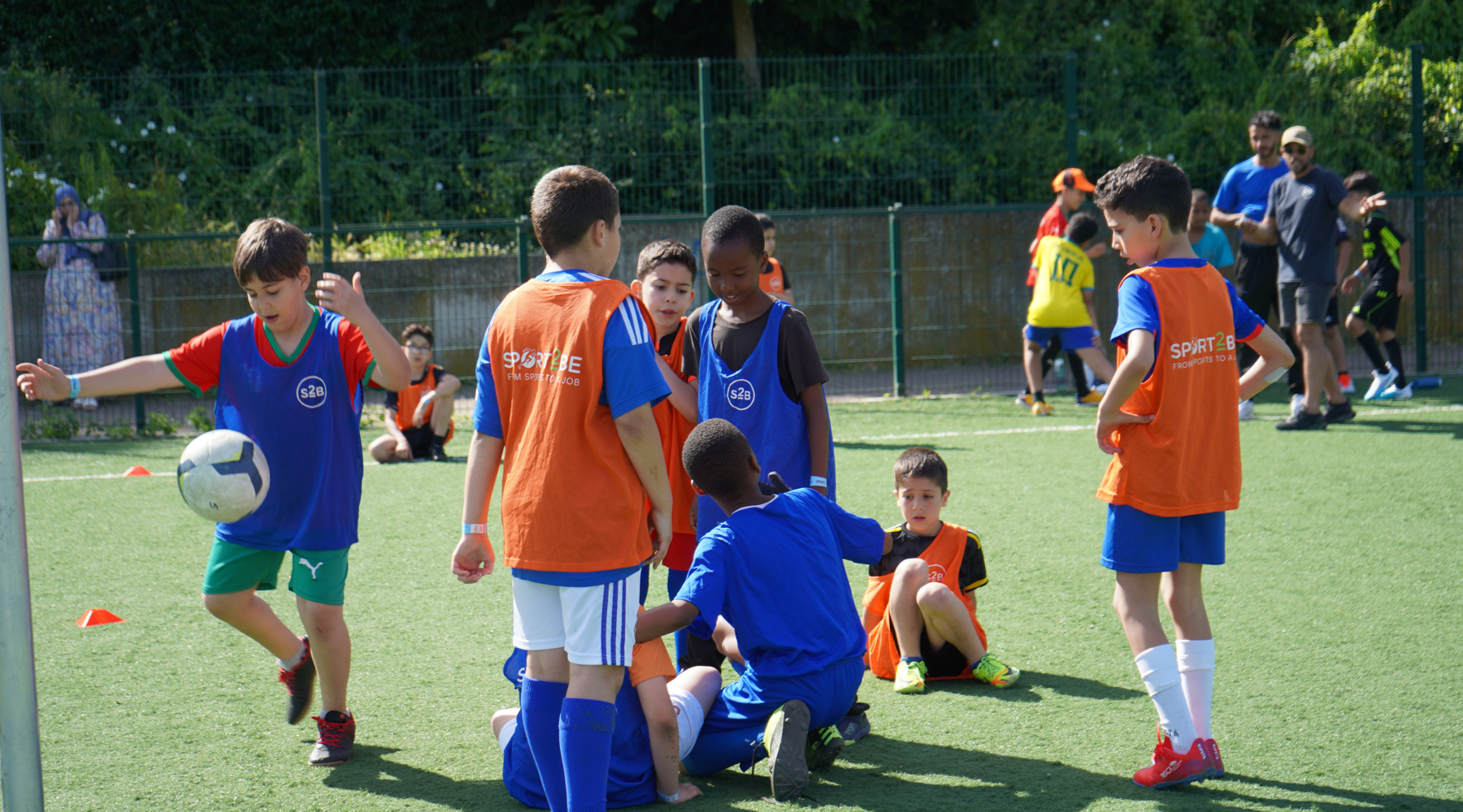 Young Sport2Be players at the free Wednesday training sessions